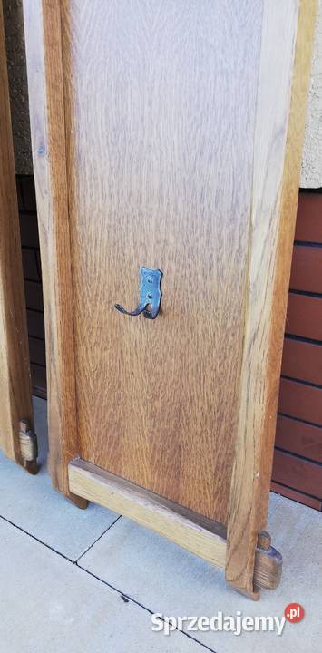 Wieszak dębowy drewniany stylowy wiszący na Garwolin