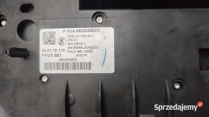 Ramka panel nawiewu klimatyzacji 98025348ZD Książ Wielkopolski