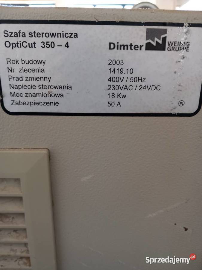 Optymalizerka Opticut 350 Produkcja sprzedam