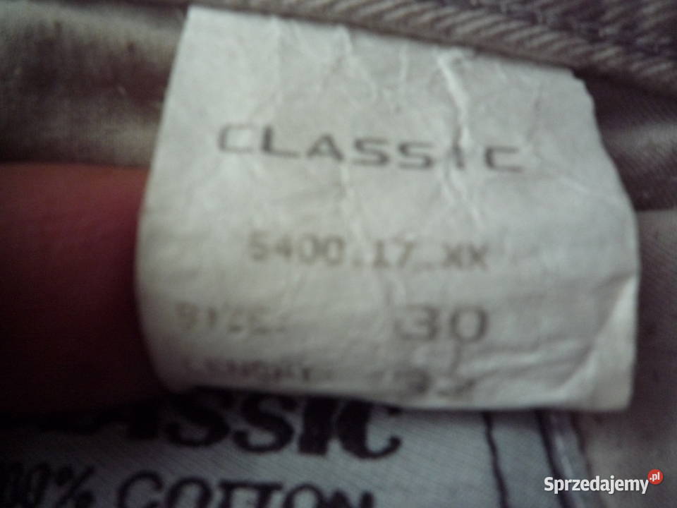 spodnie big star classic 30 32 białe Big Star