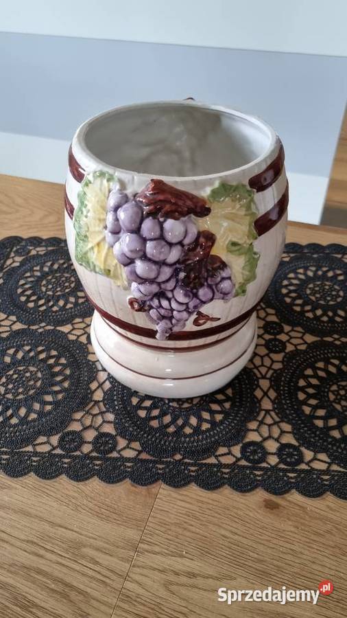 Donica Osłonka Ozdobna Ceramika Włoska