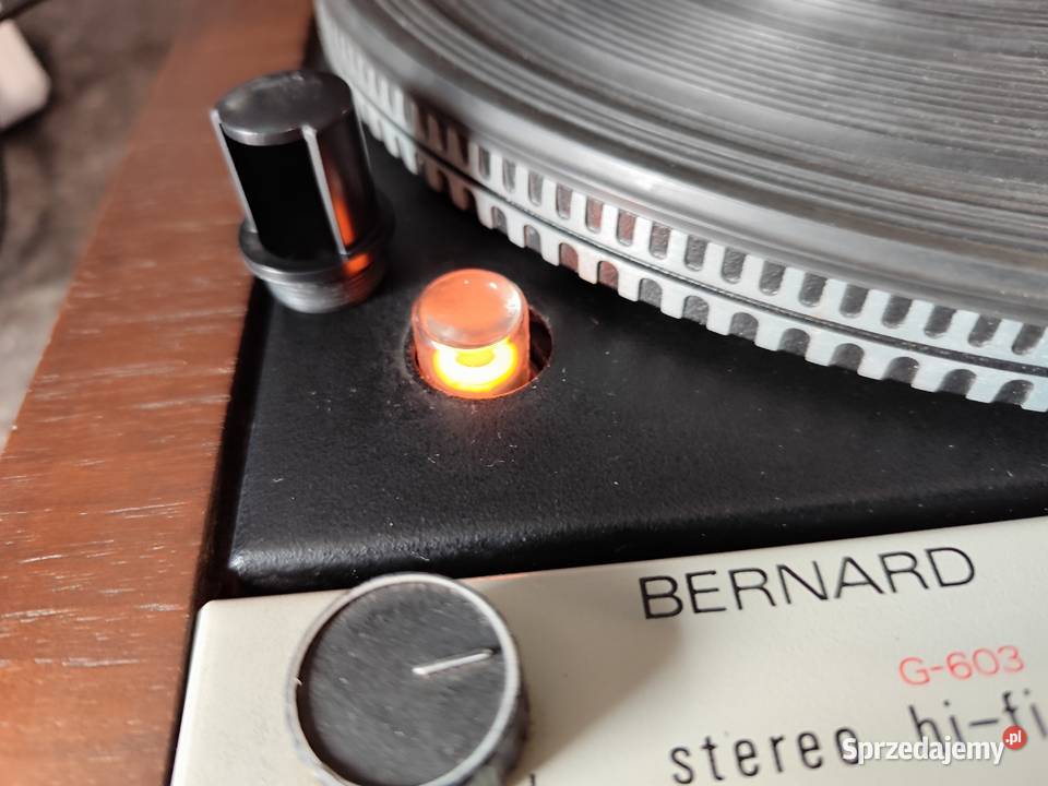 gramofon Bernard G603 PRL 1979r Gramofony