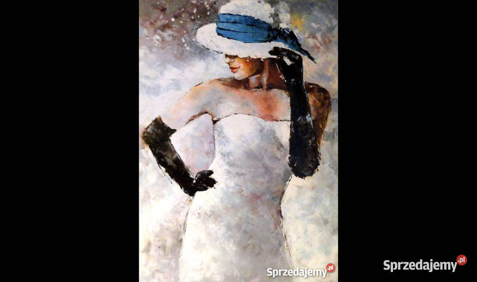 Obraz olejny 50x70 dziewczyna akt mazowieckie Warszawa sprzedam