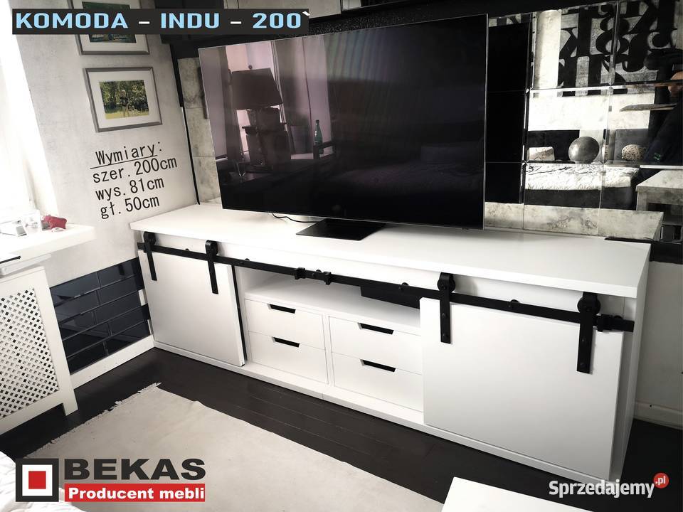 Industrialna Komoda 200 INDU z Suwanymi Frontami 81cm Rzeszów