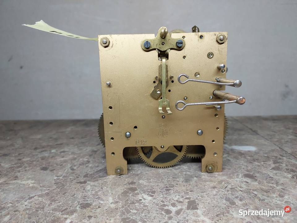 M160 Mechanizm starego zegara Gustav Becker GB Tczew