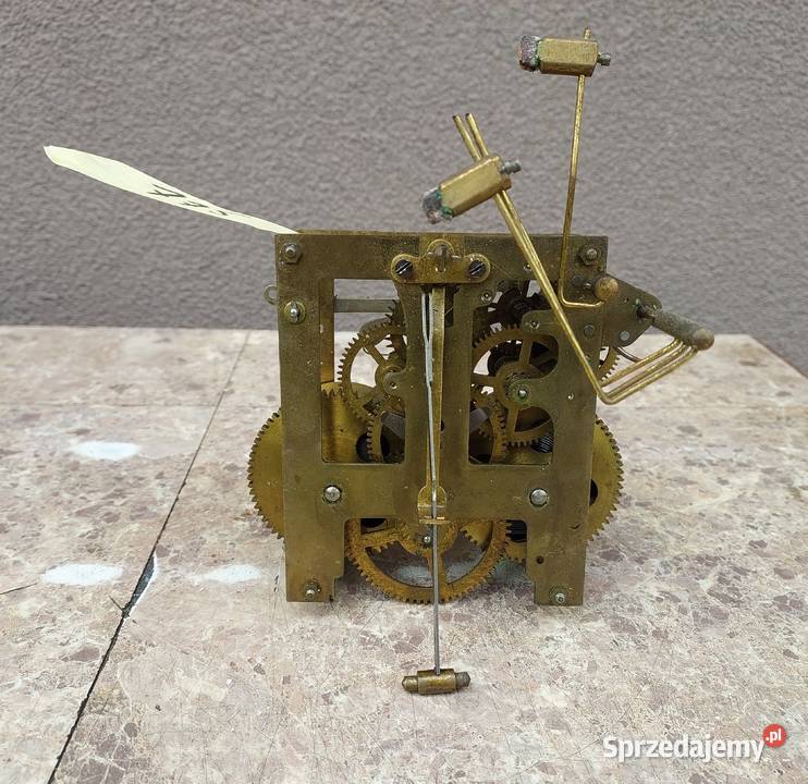 775 Mechanizm starego zegara ściennego Muhlheim Tczew sprzedam