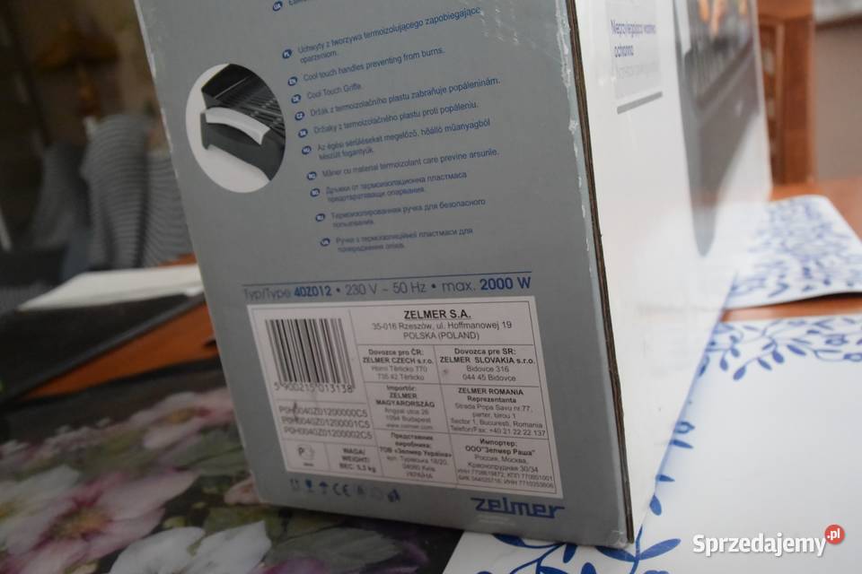 Czas na kiełbaski Zelmer Grill elektryczny sprzedam