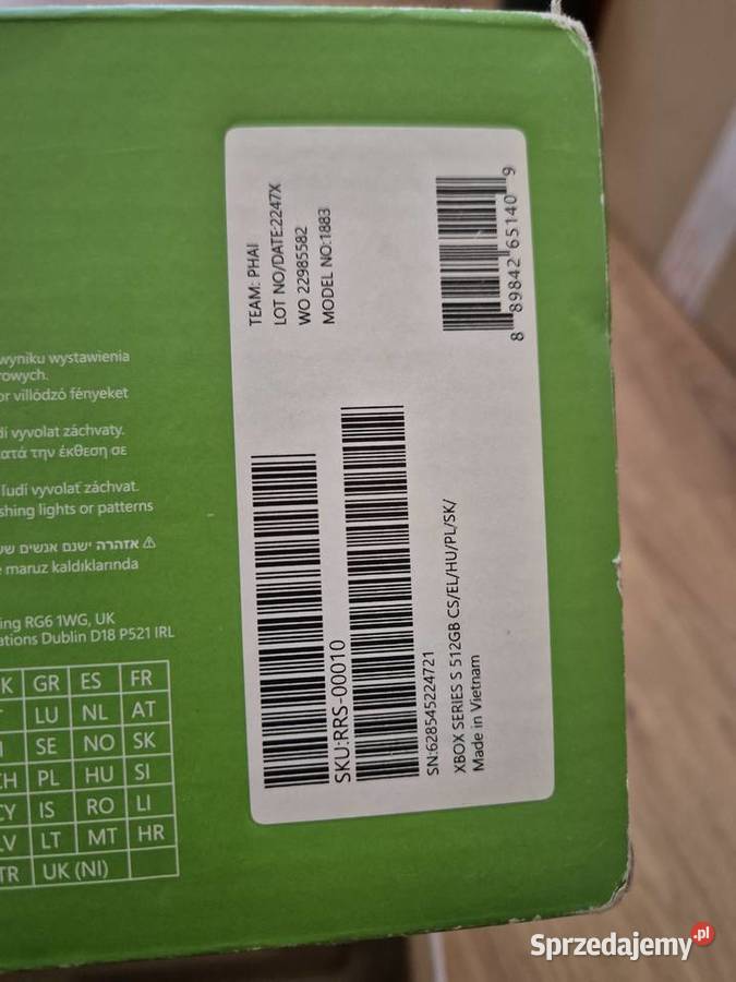 XBOX series S 512 mb z dodatkowym padem Syndyk sprzeda Olsztyn