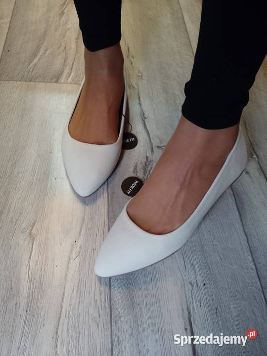 40 Seria WideFit Dzianinowe Baleriny wieczorowe Kraków