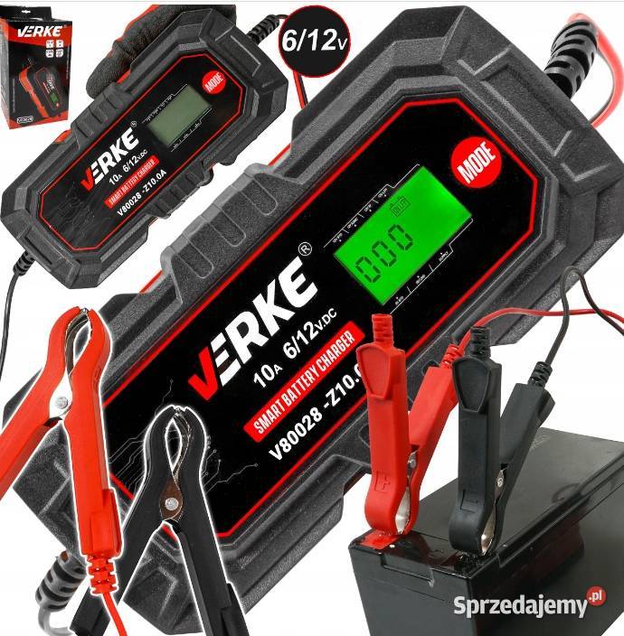 PROSTOWNIK ŁADOWARKA DO AKUMULATORA LCD 6V 12V