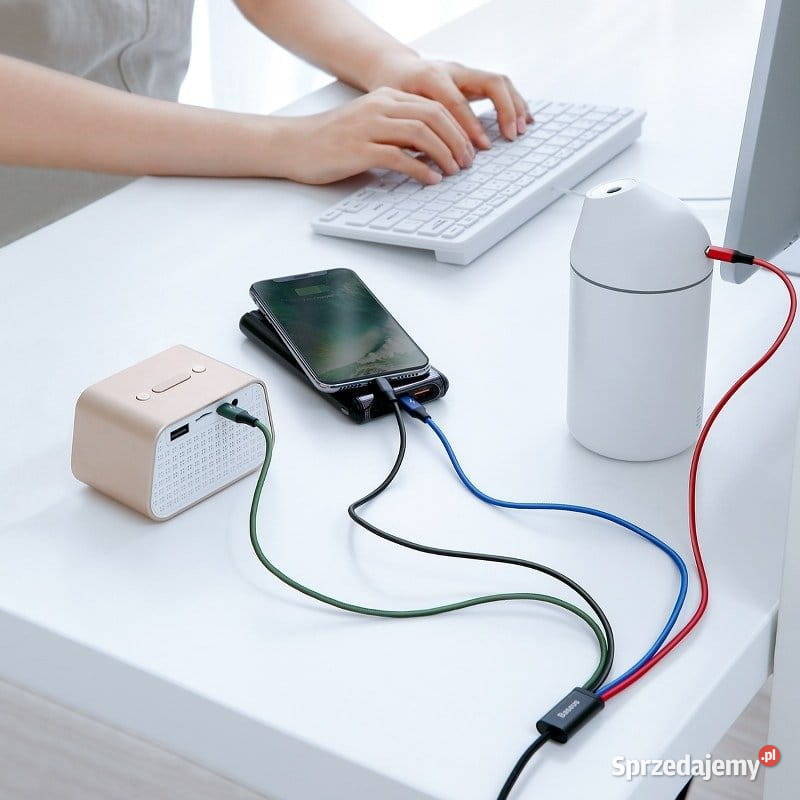 Kabel USB 4w1 2xUSBC Pawłowice
