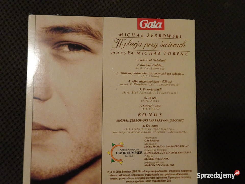 płyta CD Kolacja świecach Michał Żebrowski Warszawa sprzedam