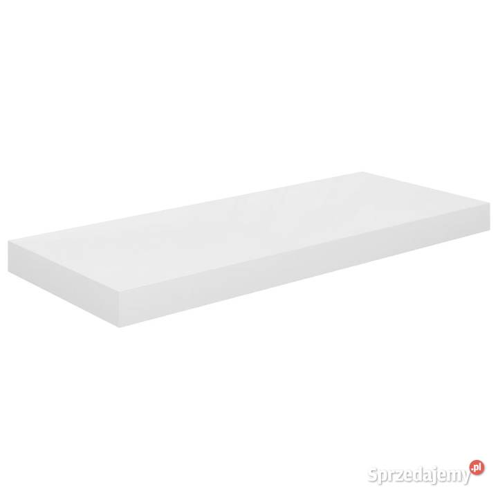 Półki ścienne 4 wysoki połysk białe 60x235x38 Warszawa