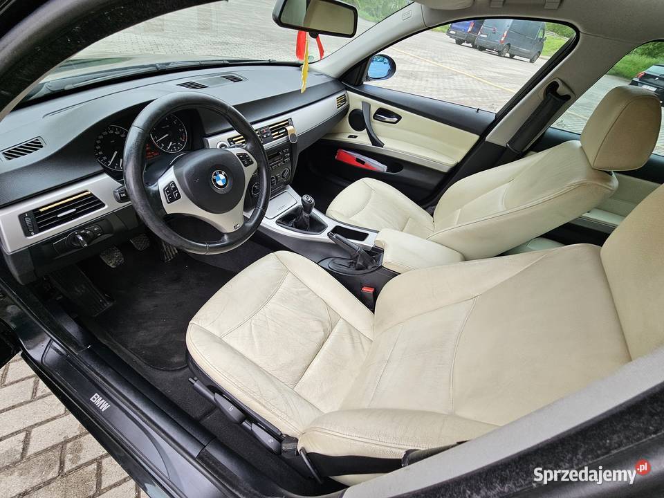 Bmw 320i e90 skóry xenon serwisowana 1 wielofunkcyjna kierownica Koźmin Wielkopolski