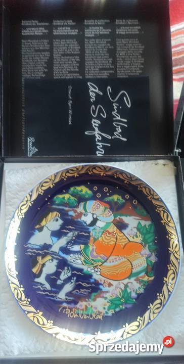 Talerzyk Rosenthal Seria Sindbad Żeglarz Projekt Gdańsk