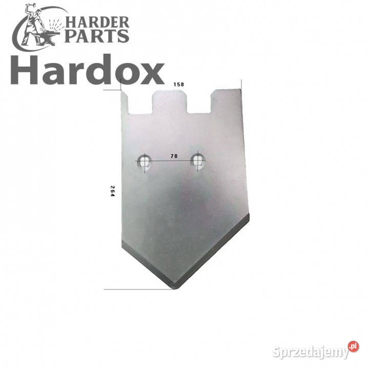 Lemiesz HARDOX 08900030L do kombajnu nieuszkodzony Suwałki