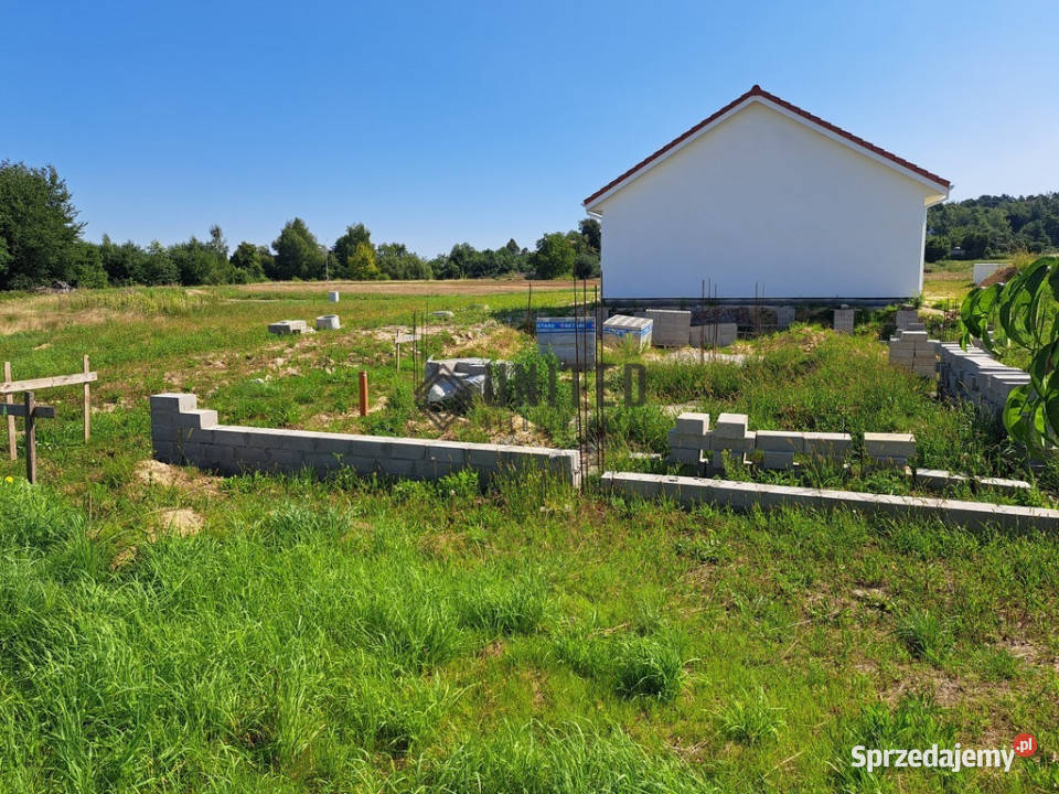 Działka z rozpoczętą budową Ostrowina sprzedam