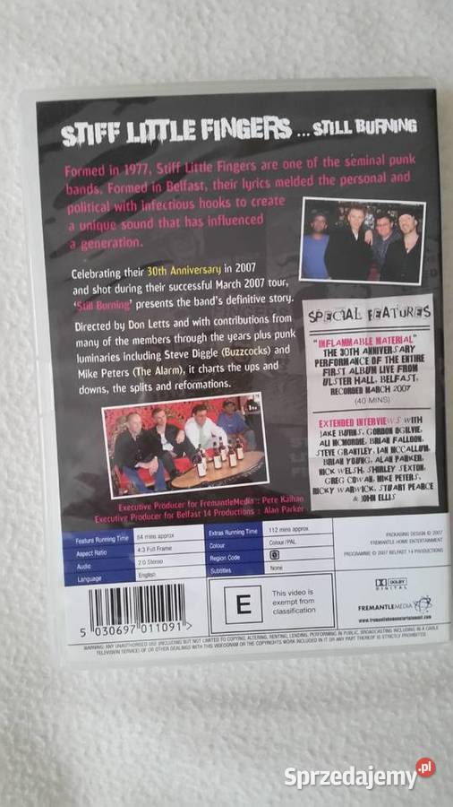 STILL BURNING The Story of Stiff Little Fingers DVD