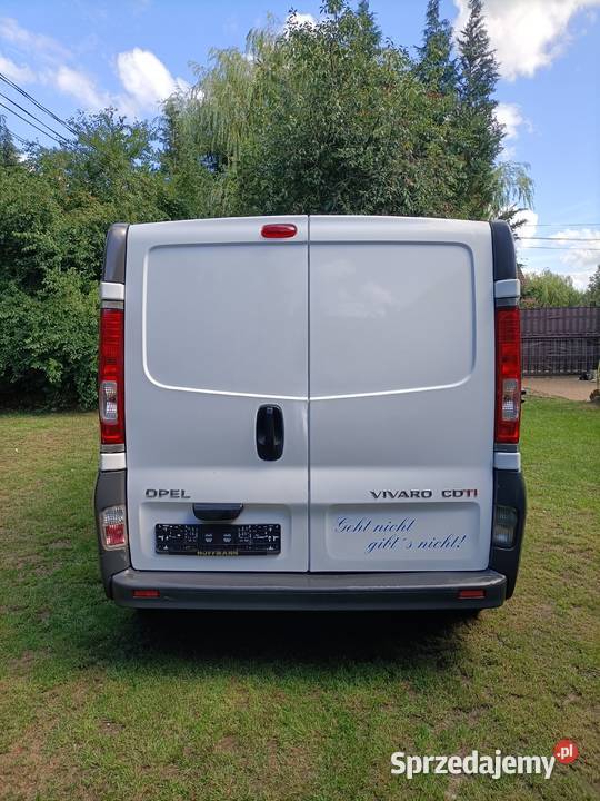 OPEL VIVARO 20 CDTI LONG klimatyzacja EURO5 Rok produkcji 2011 Gorzów Wielkopolski