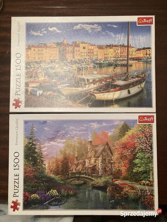Zestaw 2 puzzle 1500sztuk trefl Pozostałe Zabrze