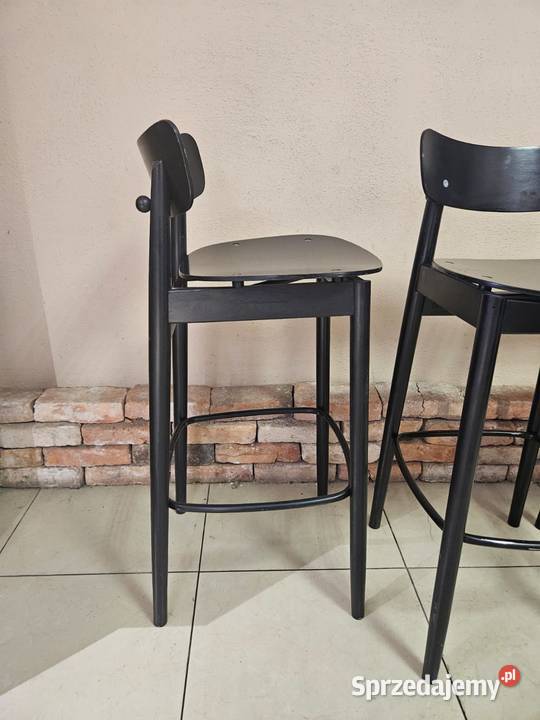 Stołek barowy hoker czarny FAMEG Pszczyna