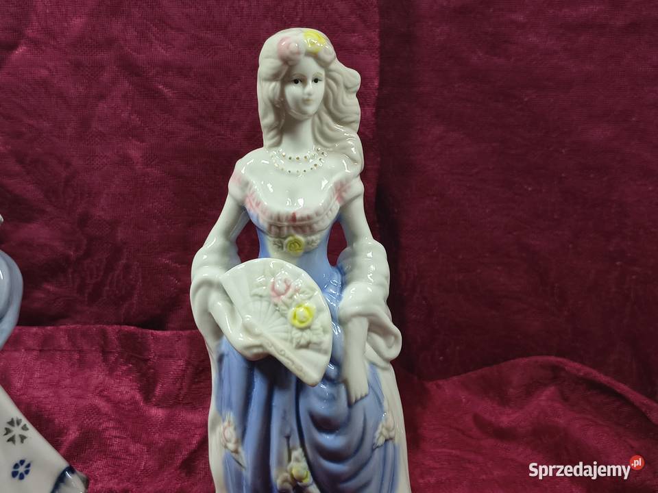 Dwie piękne porcelanowe figurki podkarpackie Rzeszów