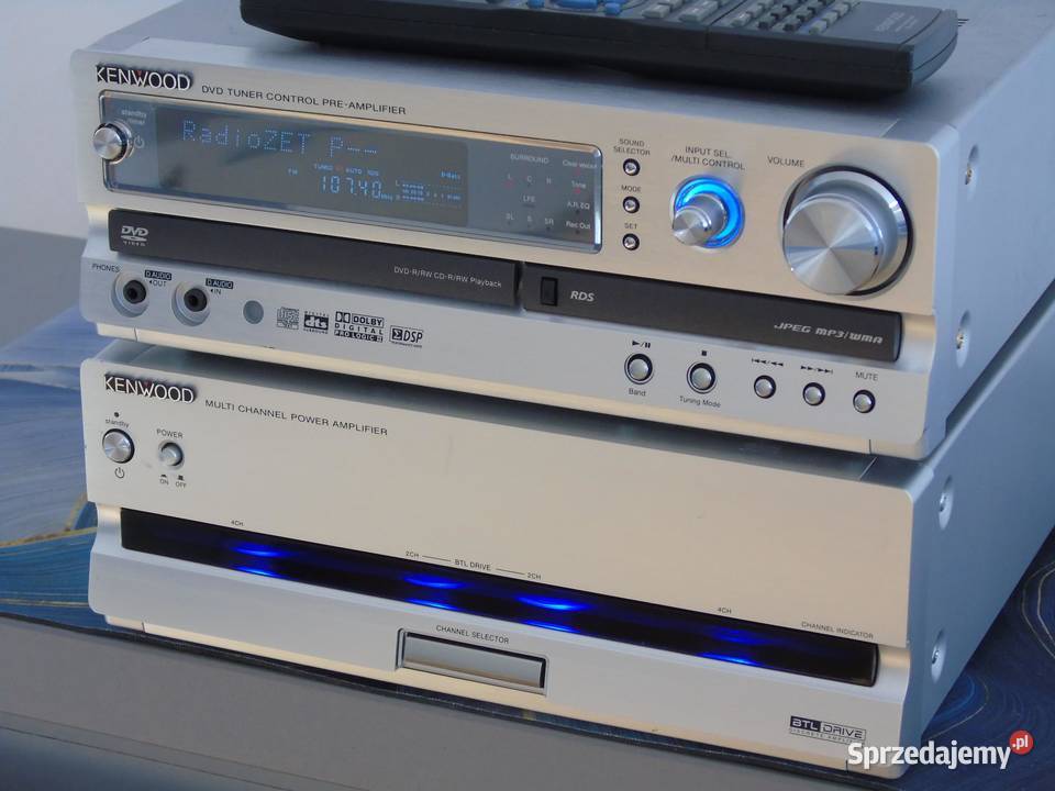 Kenwood MAX7 i CAX7 pilot amplituner z CD AUX Amplitunery Jasło