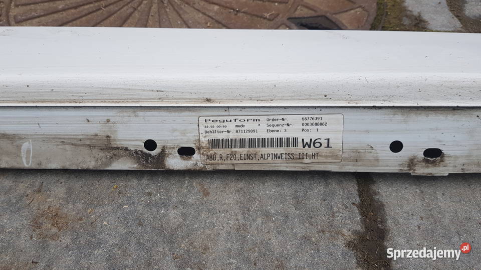 BMW 116D F20 belka dyfer wał skrzynia drzwi osobowe Kraków