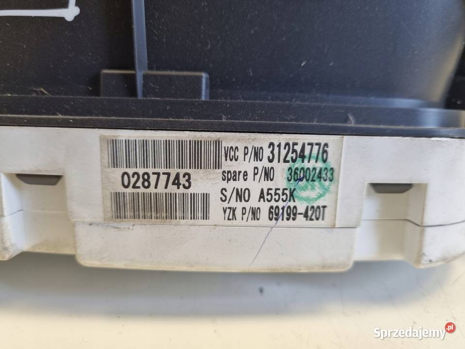 Volvo V50 S40 II 16 20 D LICZNIK ZEGARY Europa Chełm