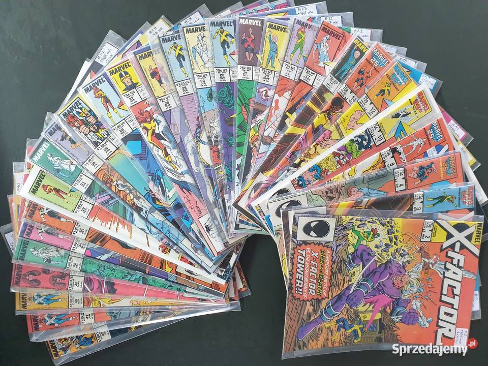 XFactor kolekcja 29 oryginalnych komiksów Marvel Gdynia sprzedam