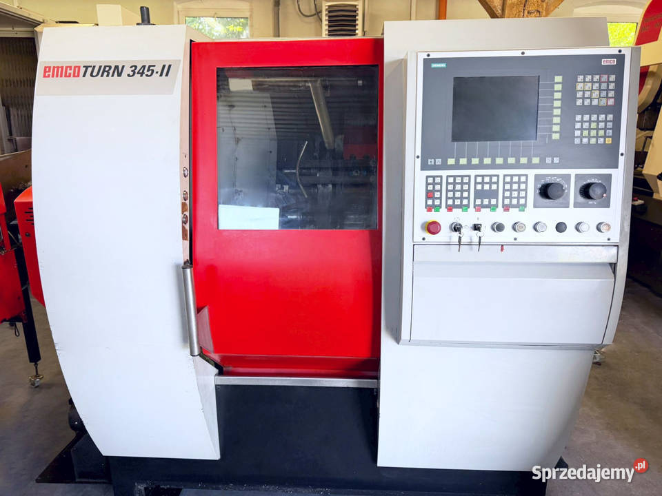 Tokarka CNC EMCO TURN 345 II podajnik oś C z