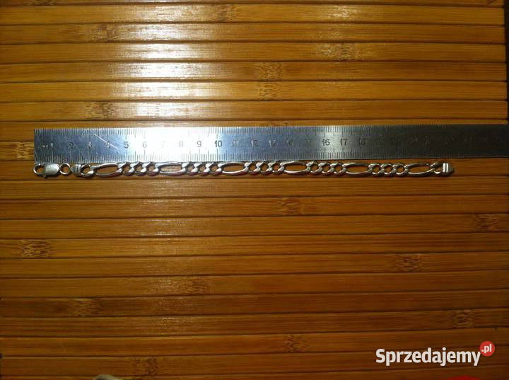 Srebrna męska bransoletka 1935g Próba 925 Lublin