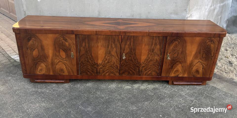 KomodaSzafka RTV ArtDeco Orzech 195 Antyk