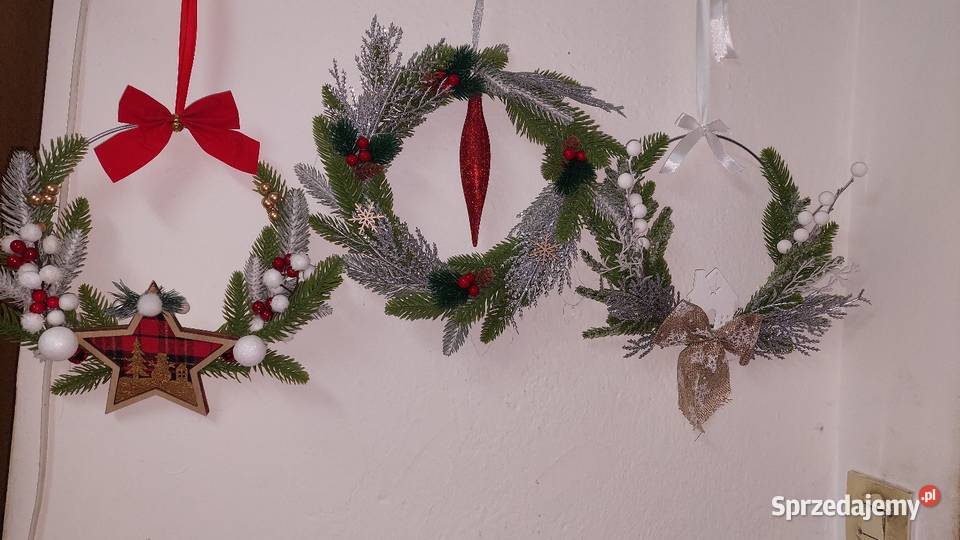 Wianki świąteczne stroiki wielkopolskie Poznań