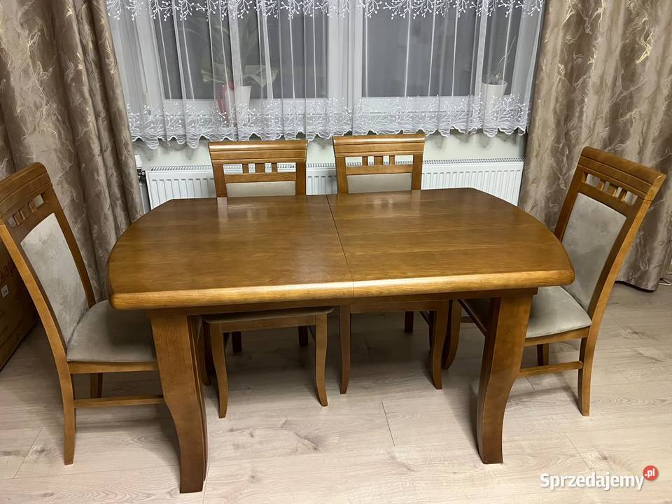 Sprzedam stół z krzesłami małopolskie Grabie