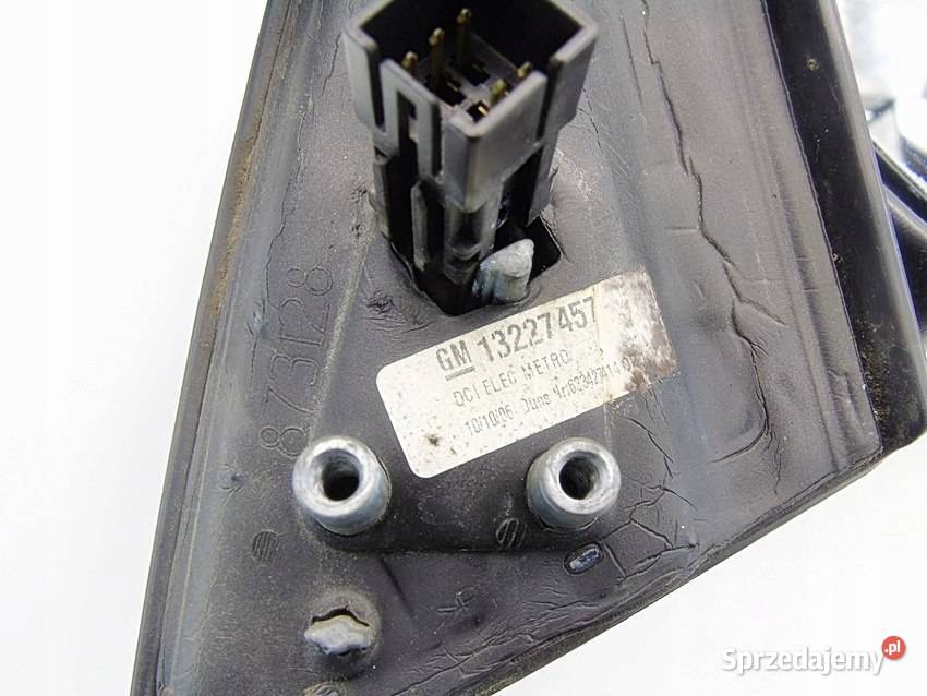 LUSTERKO PRAWE OPEL MERIVA A FL 13227457 Sosnowiec