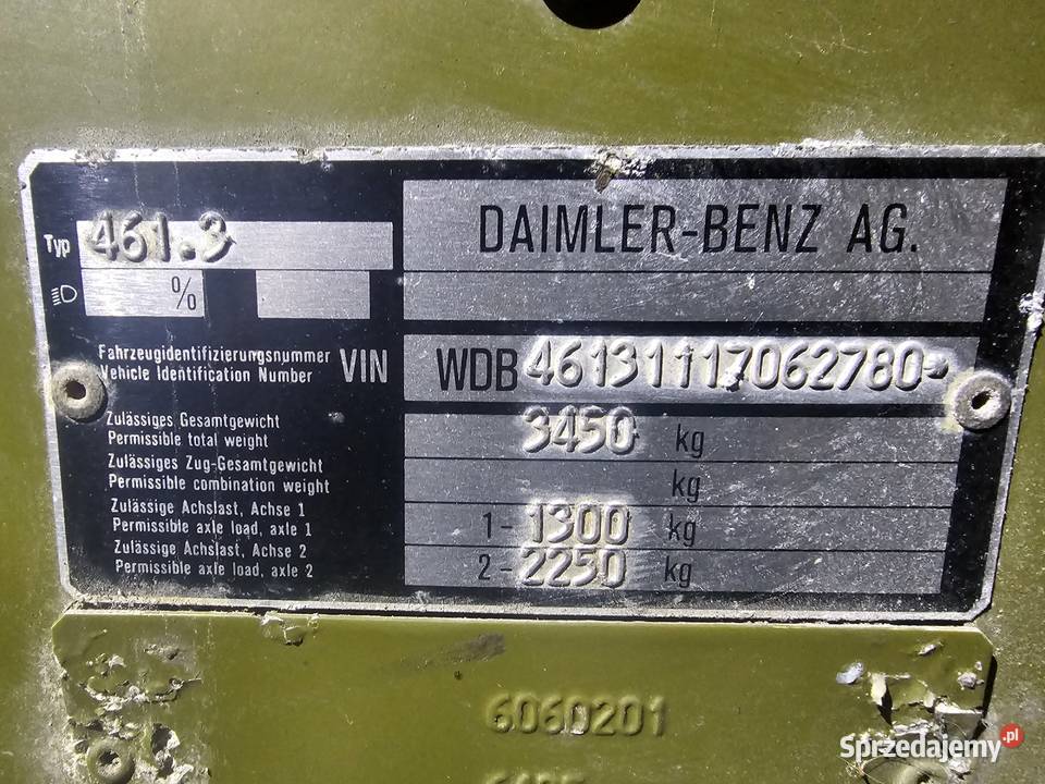 MercedesBenz Gklasa w4613 Wolf Długa