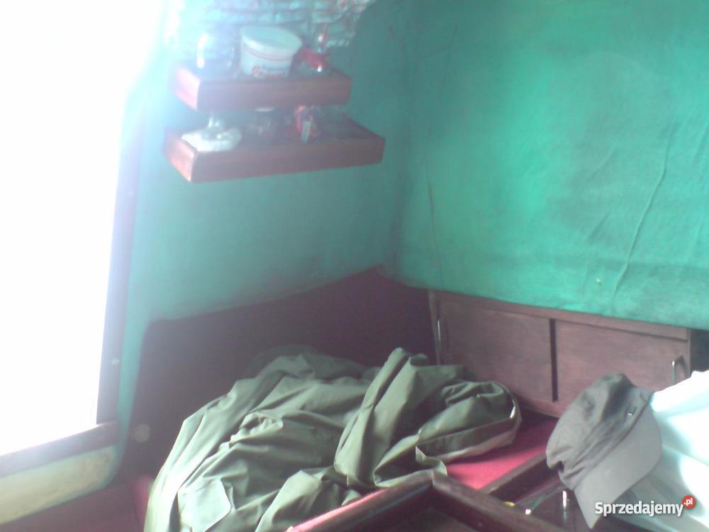 Jacht żaglowy KORMORAN łódź kabinowa przyczepa