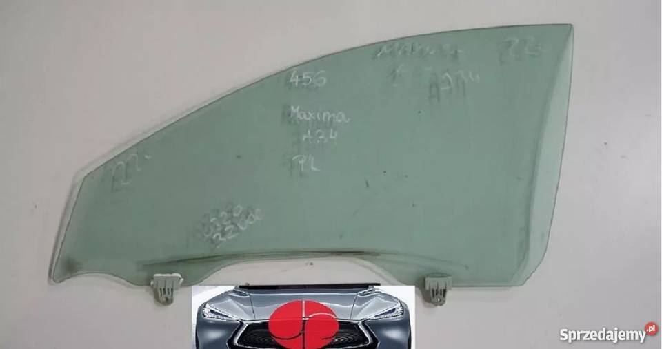 NISSAN MAXIMA A34 SZYBA BOCZNA DRZWI PRZÓD PRAWA