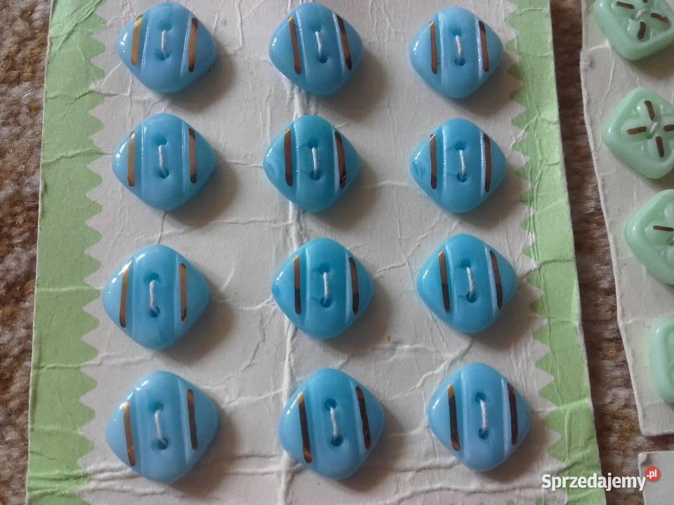 Guziki ubraniowe niebieski mazowieckie Warszawa