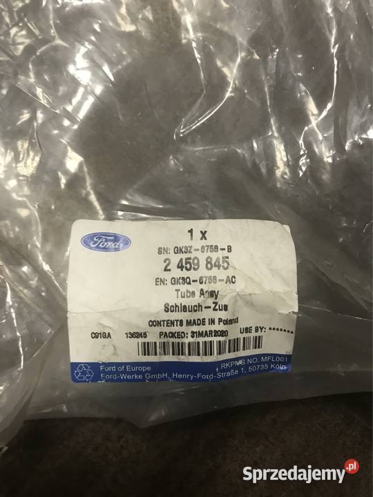 Przewód odmy Ford transit mk8 20 D Kozy