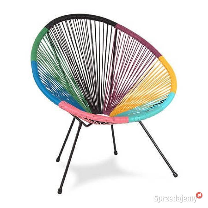 Kolorowy fotel designerski wygodny Darmowa dostawa