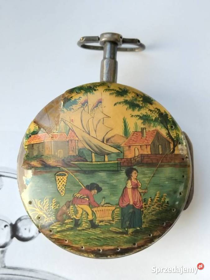 Szwajcarski budzik firmy Meuron et Comp 1780 Wagowo