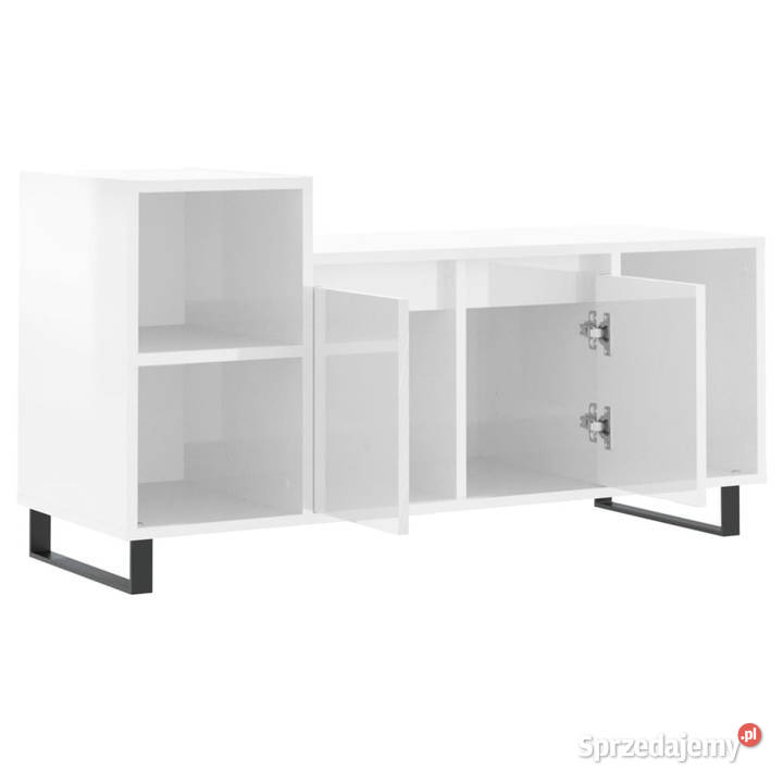 Szafka pod TV wysoki połysk biała 100x35x55 Dom i Ogród mazowieckie Warszawa
