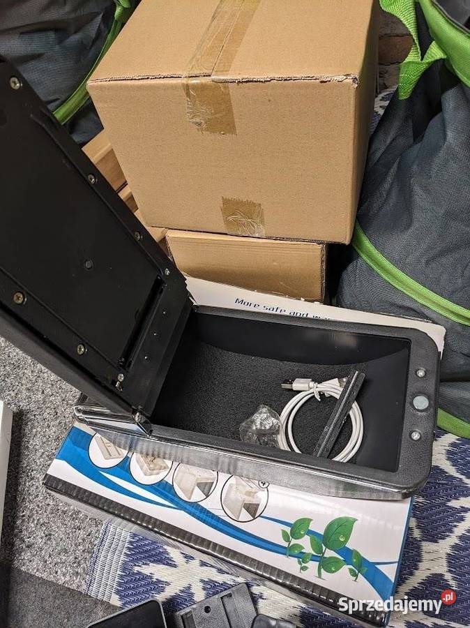 Uniwersalny podłokietnik samochodowy kolor szary Pruszków