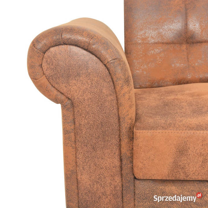 Rozkładana sofa 2os z podłokietnikami sztuczny Sofy i kanapy Warszawa