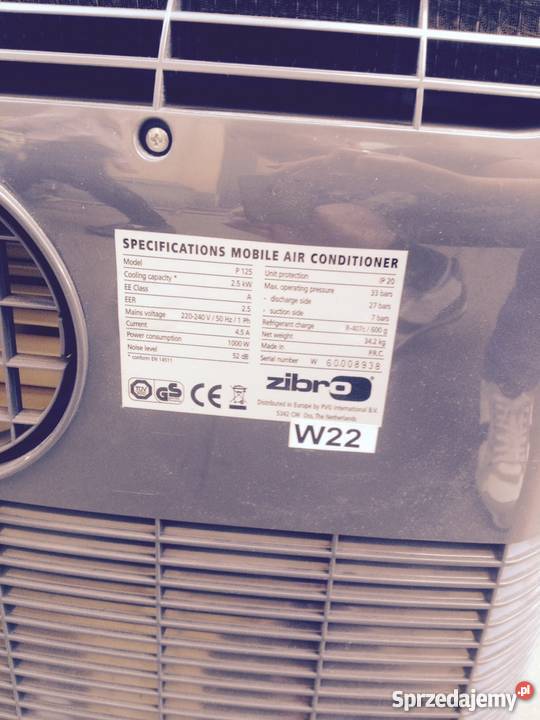 Klimatyzator przenośny Zibro P125 nowy Warszawa Warszawa