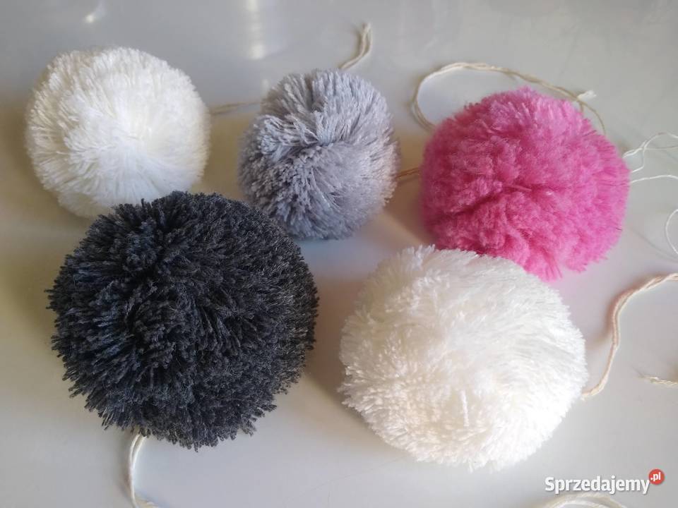 Pompon Pompony Zestaw 5 sztuk pomorskie Gdańsk