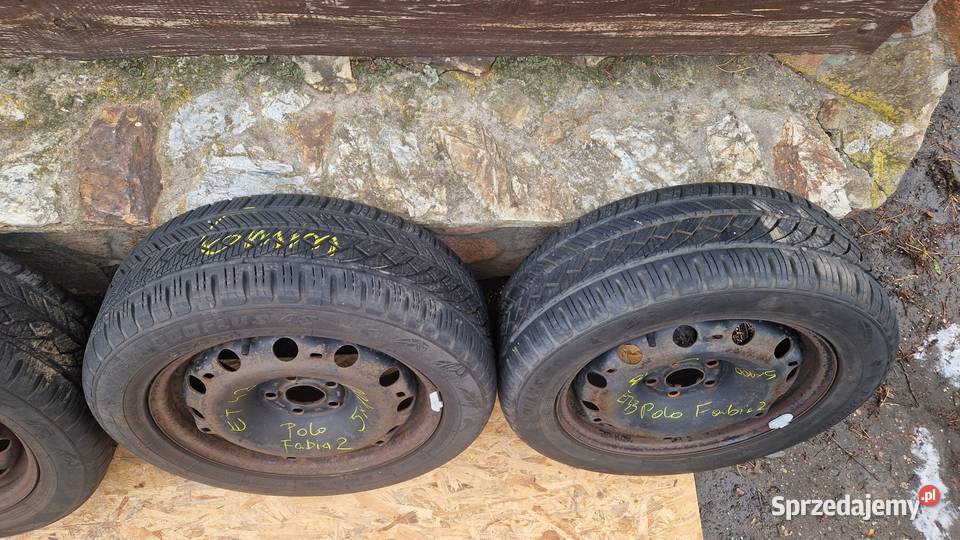 VW POLO FABIA LEON FELGI STALOWE 15 ET38 5X100 wielkopolskie Słowikowo