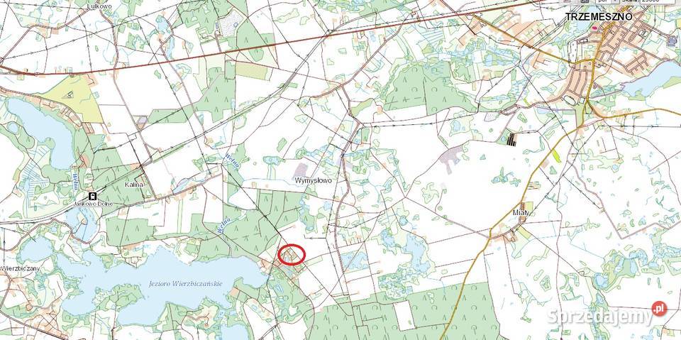 Sprzedam działkę Wymysłowo jezioro w okolicy sprzedam